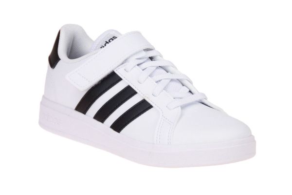 Adidas Grand Court 2.0 EL Wit-Zwarte Sneaker  (GW6521) - MerkenOutlet