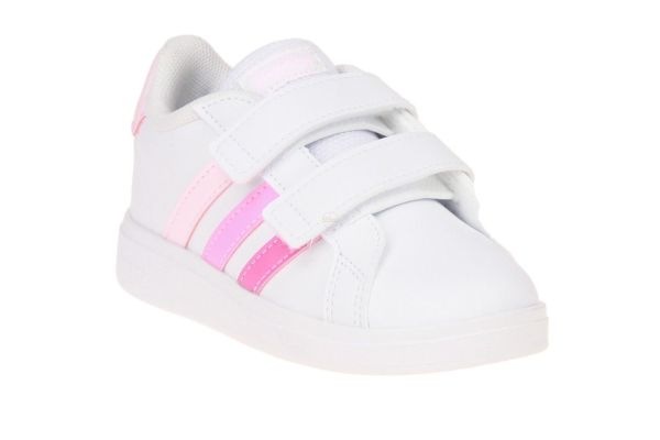 Adidas Grand Court 2.0 CF Wit-Roze Sneaker  (IG2556) - MerkenOutlet