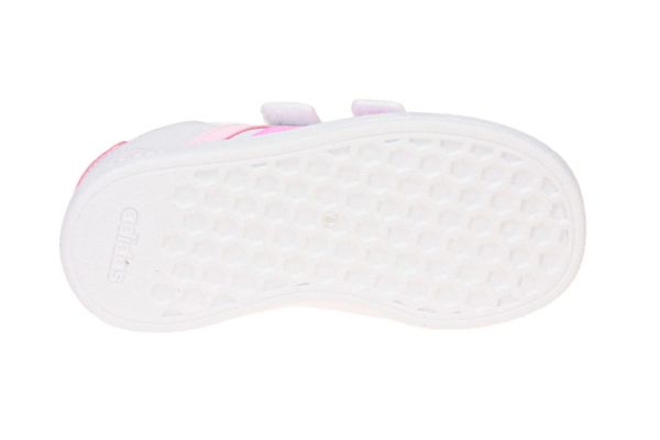 Adidas Grand Court 2.0 CF Wit-Roze Sneaker  (IG2556) - MerkenOutlet