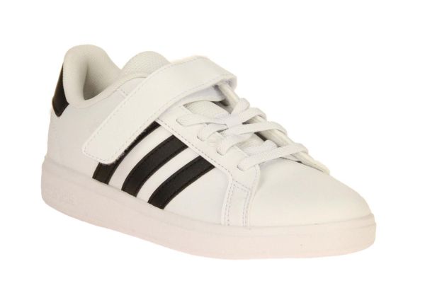 Adidas Grand Court 2.0 EL Wit-Zwarte Sneaker  (IH5529) - MerkenOutlet