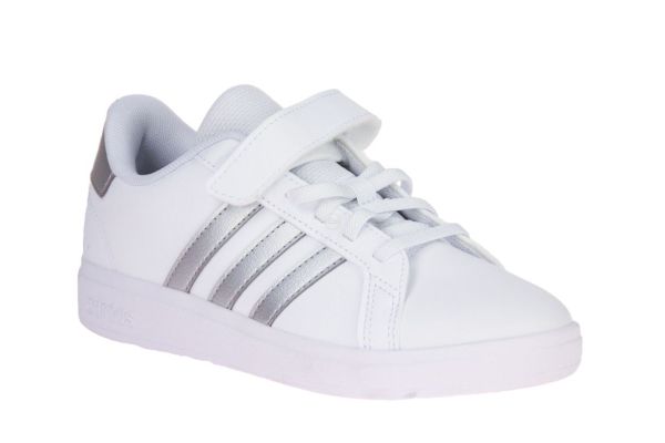 Adidas Grand Court 2.0 EL Wit-Zilveren Sneaker  (IH5532) - MerkenOutlet