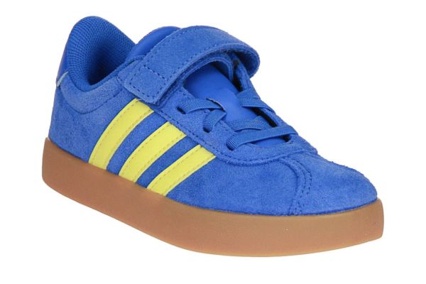Adidas VL Court 3.0 EL C Blauw-Gele Sneaker  (JH6313) - MerkenOutlet