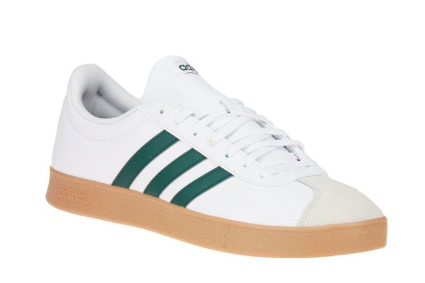 Adidas VL Court Base Wit-Groen  (ID3710) - MerkenOutlet