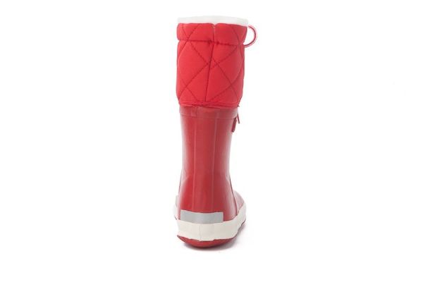 Aigle Rode laars Giboulee met wol (24538) - MerkenOutlet