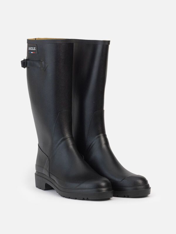 Aigle Cessac Lady Zwarte Regenlaars  (36469) - MerkenOutlet