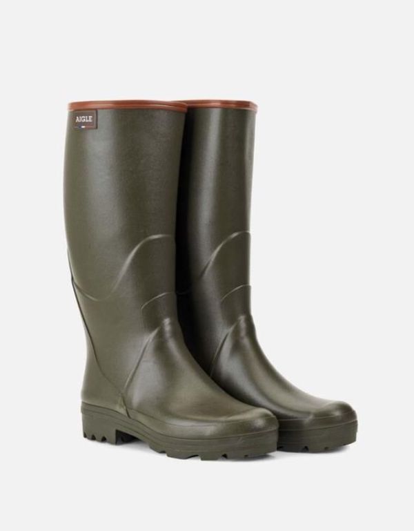 Aigle Chambord Pro2 Kaki Regenlaars  (36377) - MerkenOutlet