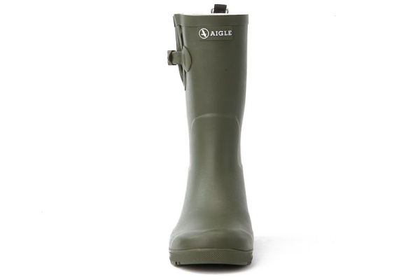 Aigle kaki rubberlaars Woodypop  (S0361) - MerkenOutlet