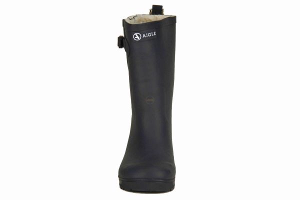 Aigle Blauwe rubberlaars Woodypop met wol  (NB162) - MerkenOutlet