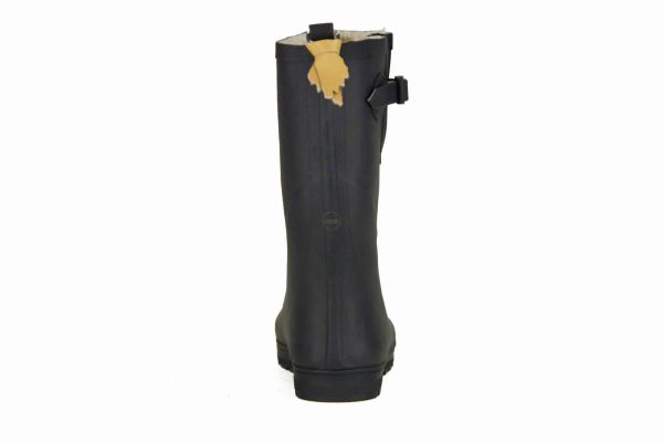 Aigle Blauwe rubberlaars Woodypop met wol  (NB162) - MerkenOutlet