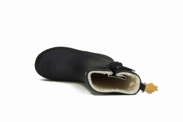 Aigle Blauwe rubberlaars Woodypop met wol  (NB162) - MerkenOutlet