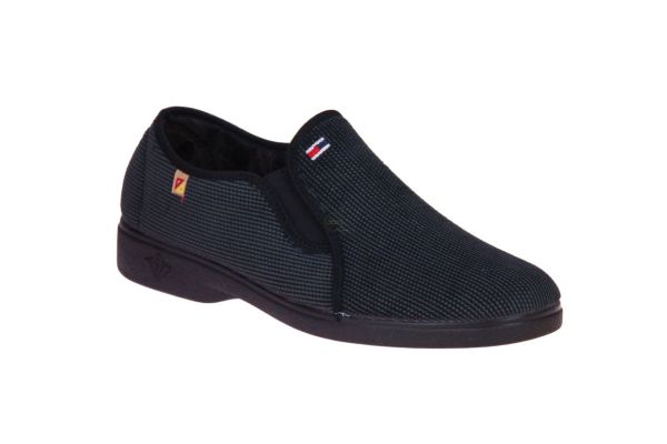 Alberola Zwart-Grijs Gesloten Pantoffel  (17-T095) - MerkenOutlet