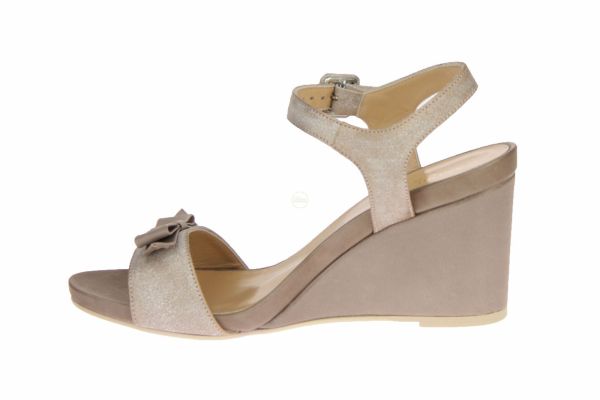 Andrea Catini Metallic Sandaal Met Sleehak  (425) - MerkenOutlet