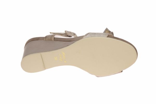 Andrea Catini Metallic Sandaal Met Sleehak  (425) - MerkenOutlet