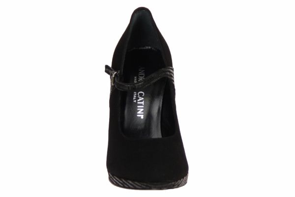 Andrea Catini Zwarte Pump Gesp  (730) - MerkenOutlet