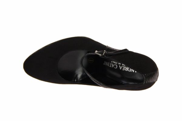 Andrea Catini Zwarte Pump Gesp  (730) - MerkenOutlet