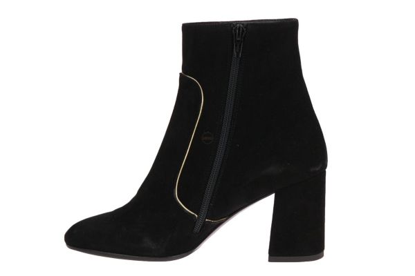 Andrea Catini Zwarte Korte Laars Suede  (622) - MerkenOutlet