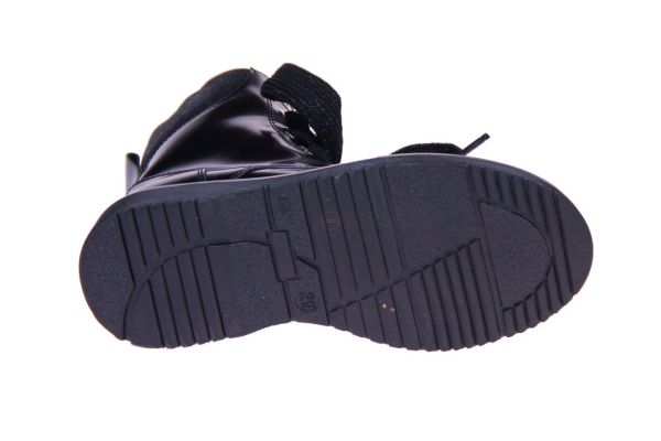 Andrea Morelli Zwarte Veterboot  (50021) - MerkenOutlet