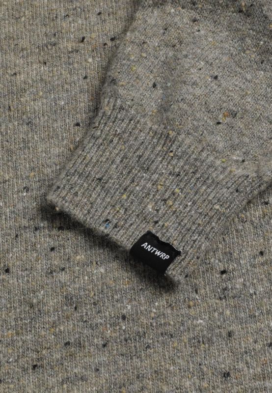 Antwrp Neppy Yarn Crewneck Beluga  (BKW098R-ZB-L219/00610) - MerkenOutlet