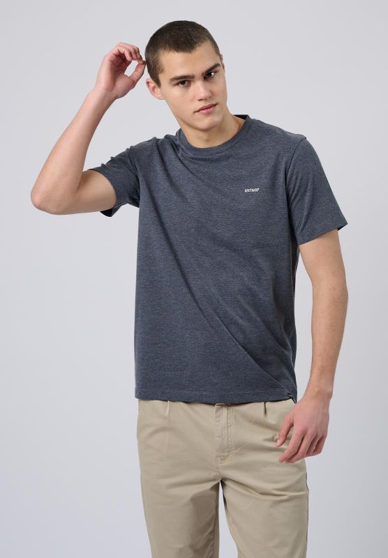 Antwrp Basic Tee Regular Fit Ink Blue Chiné  (BTS098R-L001S/000457) - MerkenOutlet