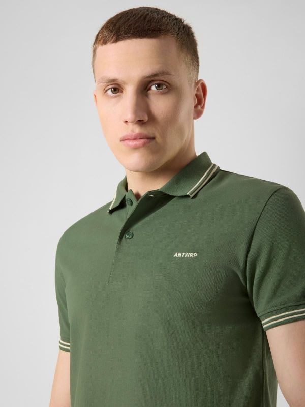 Antwrp Classic Polo Shirt Palm Green  (BPO500-L031/000535 - PALM GREEN) - MerkenOutlet