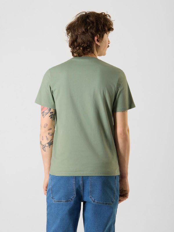 Antwrp Basic Tee - Regular Fit Green Ash  (BTS098R-L001S/000540 - GREEN ASH) - MerkenOutlet