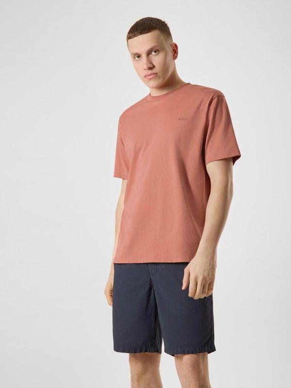 Antwrp Backprint T-Shirt Canyon Stone Straight Fit  (BTS478-L001S/000341 CANYON STONE) - MerkenOutlet