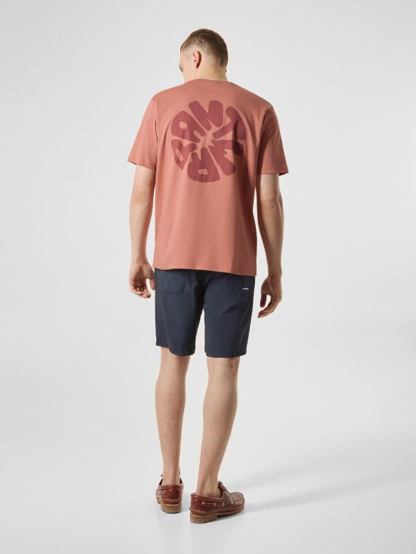 Antwrp Backprint T-Shirt Canyon Stone Straight Fit  (BTS478-L001S/000341 CANYON STONE) - MerkenOutlet
