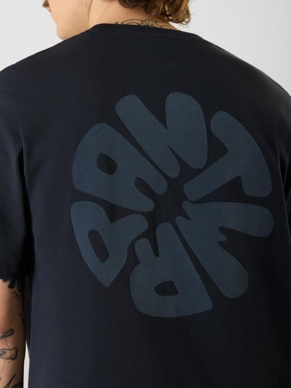 Antwrp Backprint T-shirt Ink Blue  (BTS505-L030/000407 - INK BLUE) - MerkenOutlet