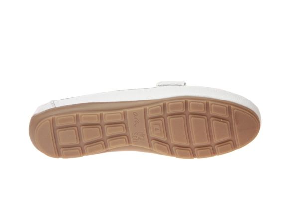 Ara Moccasin Wit G-leest  (1219214-04) - MerkenOutlet