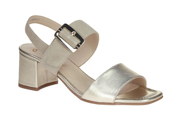 Ara Beige-Goud Sandaal  (1220510-11) - MerkenOutlet