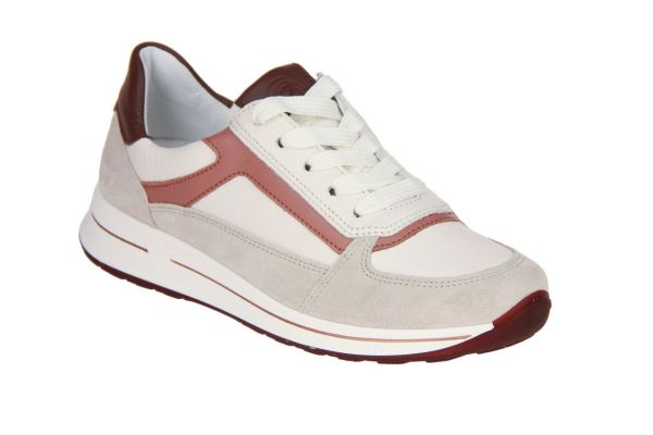 Ara Sneaker Cream-Bruin  (1224826-05) - MerkenOutlet