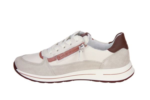 Ara Sneaker Cream-Bruin  (1224826-05) - MerkenOutlet