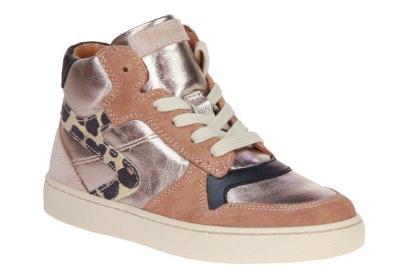 Babybotte Goud-Camel Hoge Sneaker  (5523-B124) - MerkenOutlet