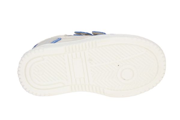 Babybotte Beige-Blauwe Velcroschoen  (6182B228) - MerkenOutlet