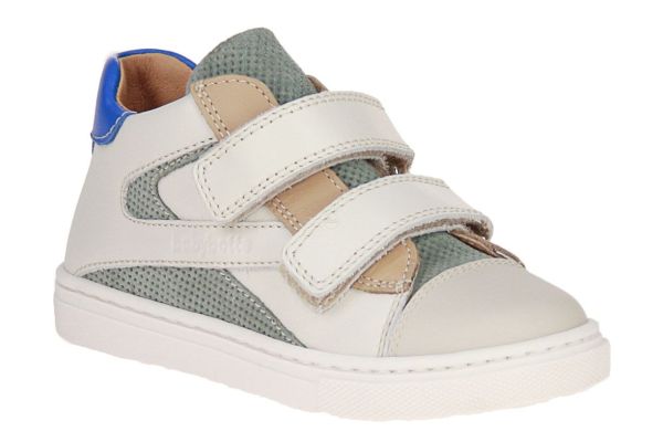 Babybotte Beige-Groene Velcroschoen  (6187B028) - MerkenOutlet