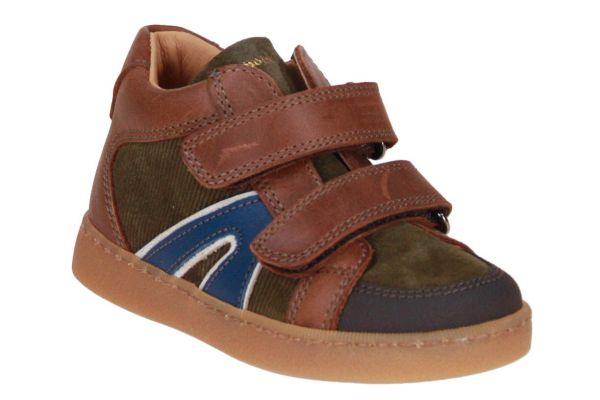 Babybotte Velcroschoen Groen-Bruin  (7092B084) - MerkenOutlet