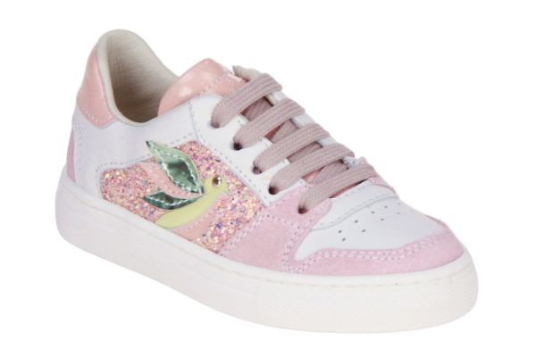 Bana & Co Sneaker Wit-Roze  (26132008-VEL) - MerkenOutlet