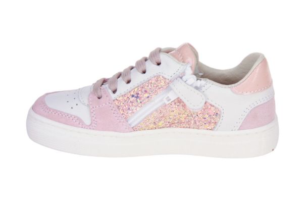 Bana & Co Sneaker Wit-Roze  (26132008-VEL) - MerkenOutlet