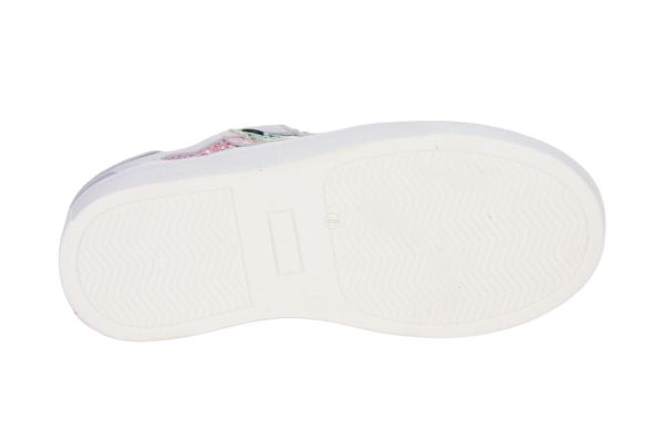 Bana & Co Sneaker Wit-Roze  (26132008-VEL) - MerkenOutlet