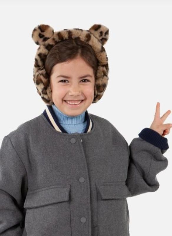 Barts Kids Beriberi Earmuffs Print Brown  (6200-37) - MerkenOutlet
