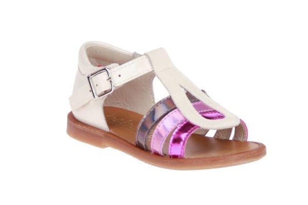 Beberlis Beige Sandaal Lakleder  (21882-A) - MerkenOutlet