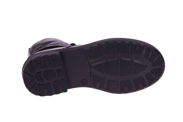 Beberlis Zwarte Veterboot Lak  (22036-) - MerkenOutlet