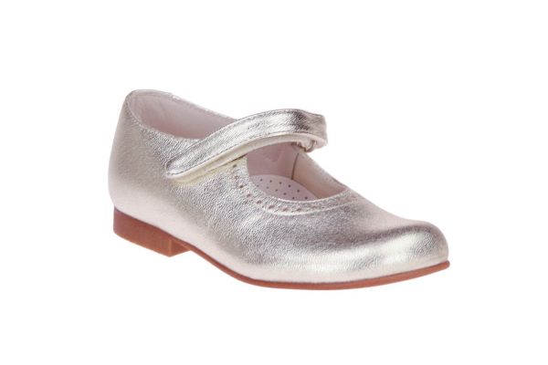 Beberlis Gouden Ballerina Velcrosluiting  (AMELIE) - MerkenOutlet