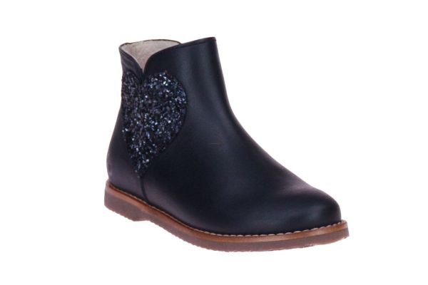 Beberlis Blauwe Enkellaars Hartje  (22755-B) - MerkenOutlet