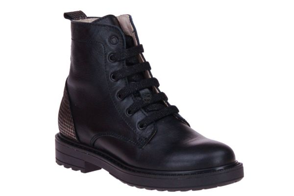 Beberlis Zwarte Veterboot  (22839) - MerkenOutlet