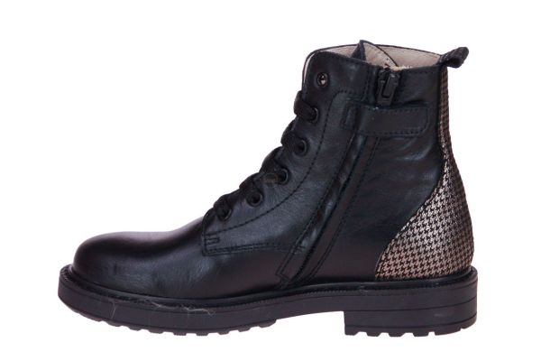 Beberlis Zwarte Veterboot  (22839) - MerkenOutlet