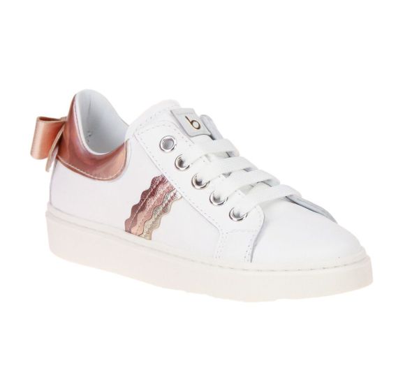 Beberlis Wit-Roze Sneaker  (23135-A) - MerkenOutlet