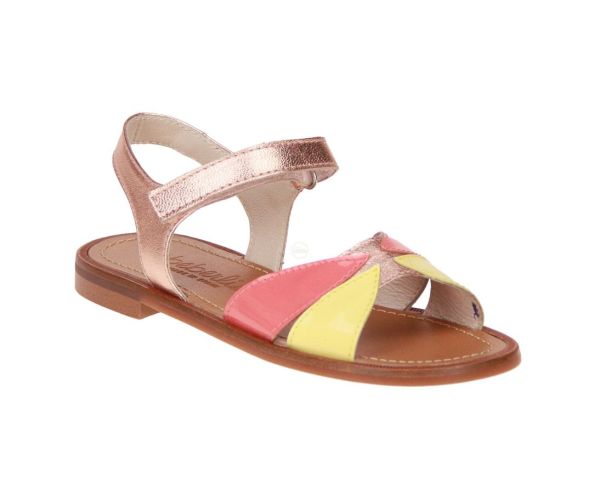 Beberlis Roze-Gele Sandaal  (23186-ESTANO) - MerkenOutlet