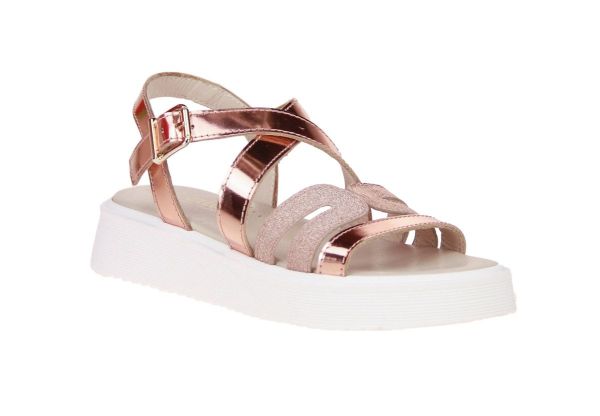 Beberlis Roze Metallic Sandaal  (23210-A/ROSE) - MerkenOutlet