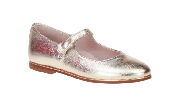Beberlis Ballerina Met Gesp Goud  (23675) - MerkenOutlet